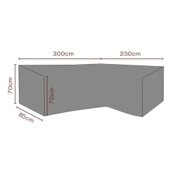 Möbelskydd till HörnSoffa Andas 230/300x85x70 cm