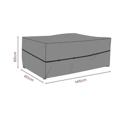 Möbelskydd till Soffa Svart 145x80x65 cm Andas