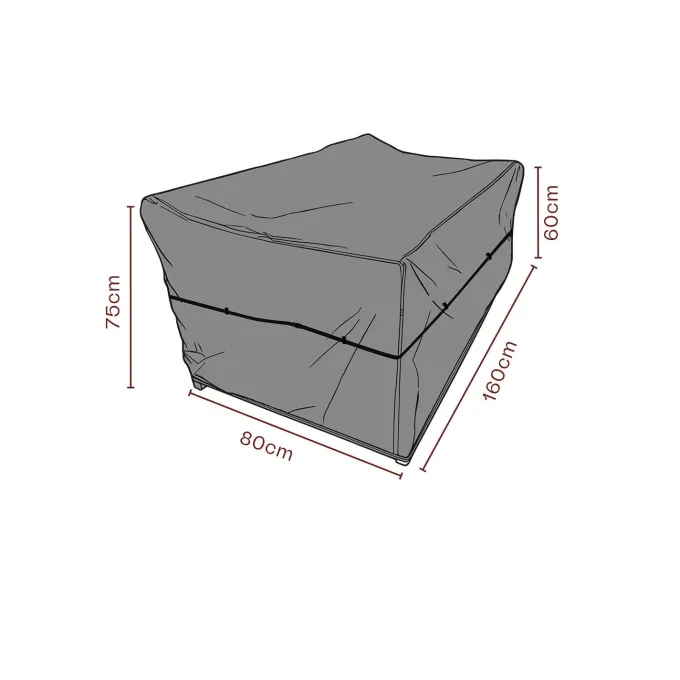 Möbelskydd till Soffa Svart 160x80x75 cm Andas