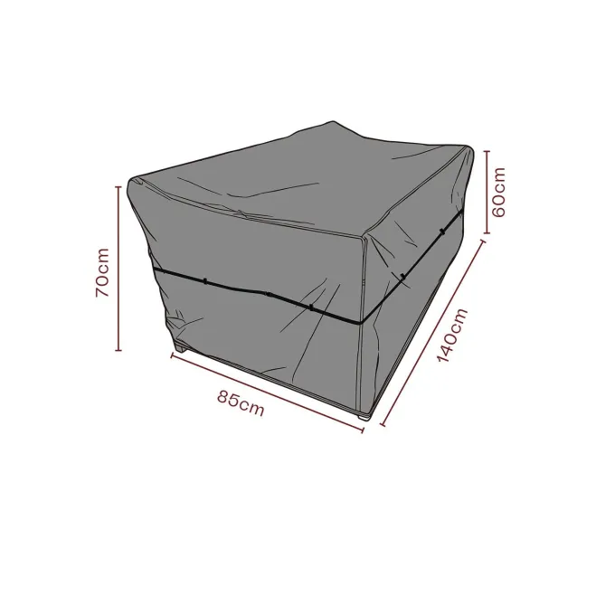 Möbelskydd till Soffa Svart 140x85x70 cm Andas