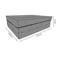 Möbelskydd till Soffgrupp 270x200x80 cm