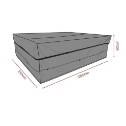 Möbelskydd till Soffgrupp 280x210x80 cm