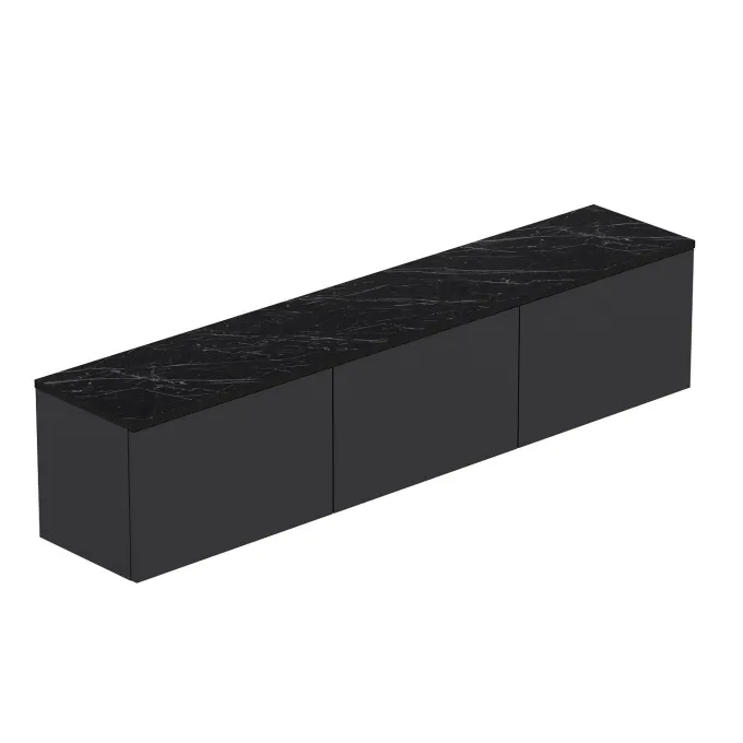 Medellín upplyst (160 x 35 x 32 cm) Antracit TV-bänk