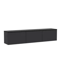Medellín upplyst (160 x 35 x 32 cm) Antracit TV-bänk