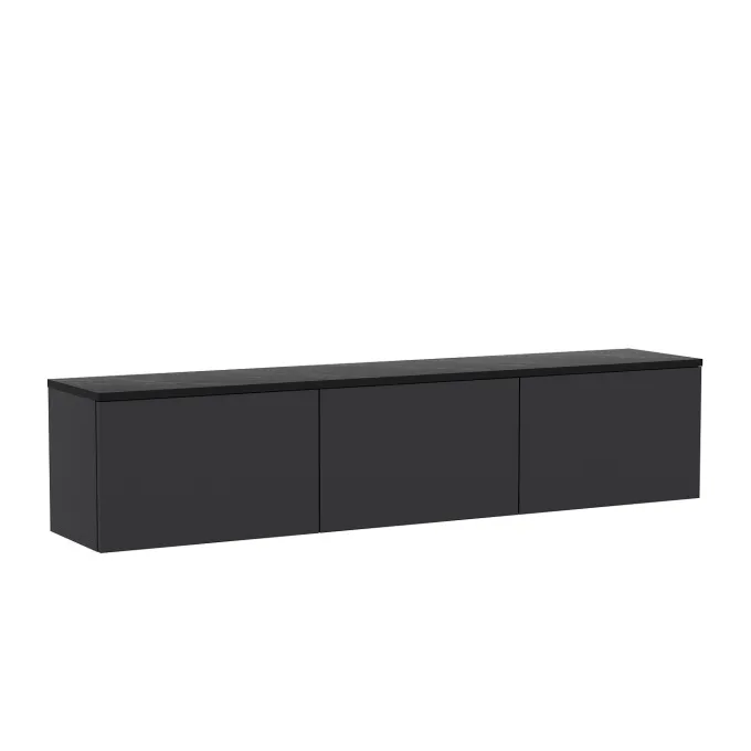 Medellín upplyst (160 x 35 x 32 cm) Antracit TV-bänk