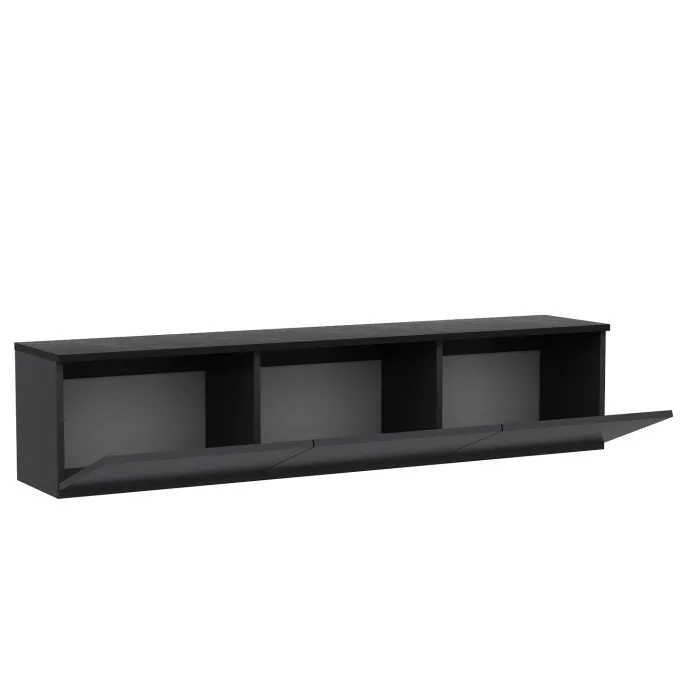 Medellín upplyst (160 x 35 x 32 cm) Antracit TV-bänk