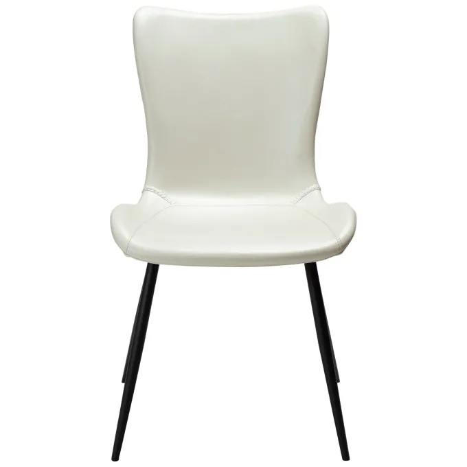 Medusa Stol Bone White Art.Leather, Black