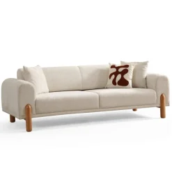 Mia 3-sits bäddsoffa Creme