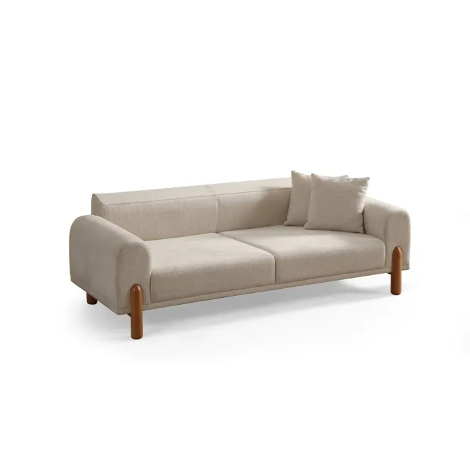 Mia 3-sits bäddsoffa Creme