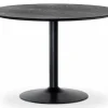 Miles Matbord Runt 110 cm Svart Ask / Svart