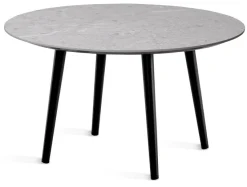 Miles Soffbord Ø 80 cm Runt Sandstenslaminat, Fyra träben