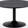 Miles Soffbord Runt 80 cm Svart Ask / Svart