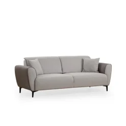 Minsk (215 x 85 cm) 3-sits bäddsoffa Grå