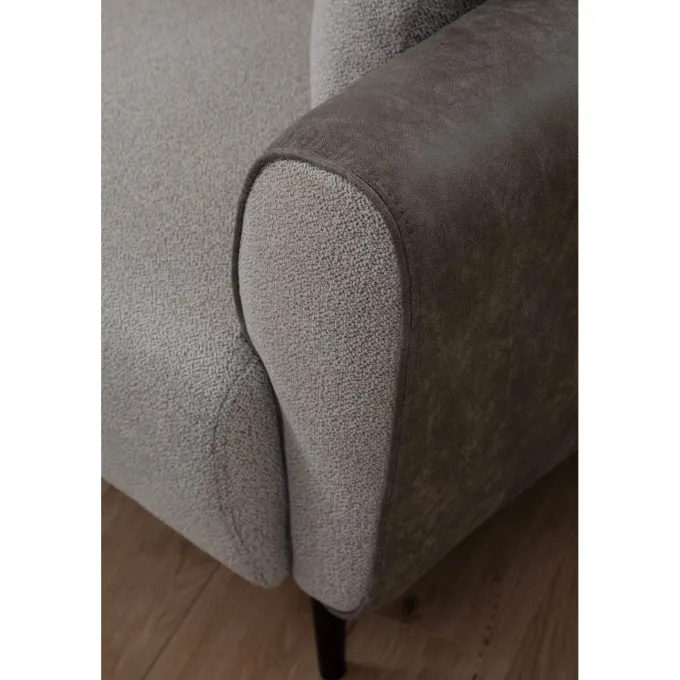 Minsk (215 x 85 cm) 3-sits bäddsoffa Grå
