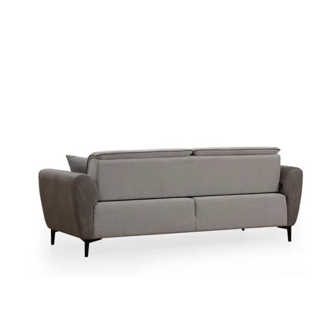 Minsk (215 x 85 cm) 3-sits bäddsoffa Grå