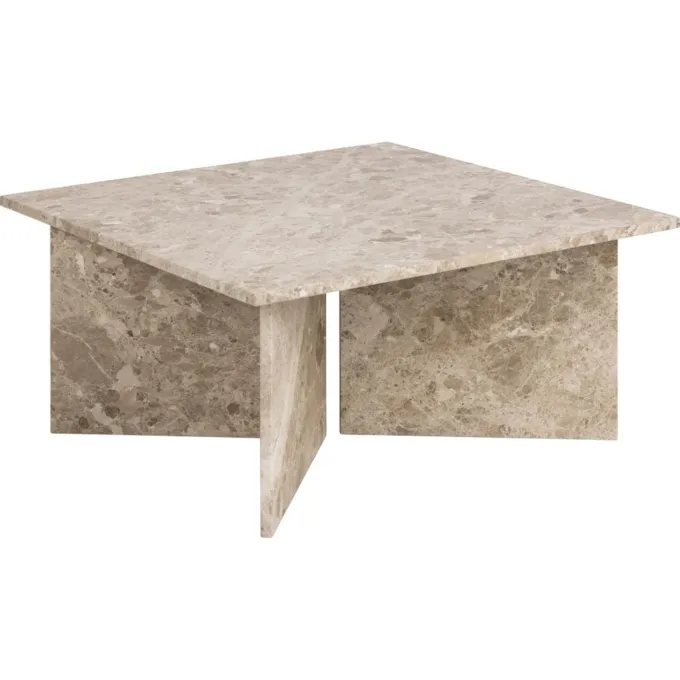 Miramas Soffbord 90x90 cm Lattebrun