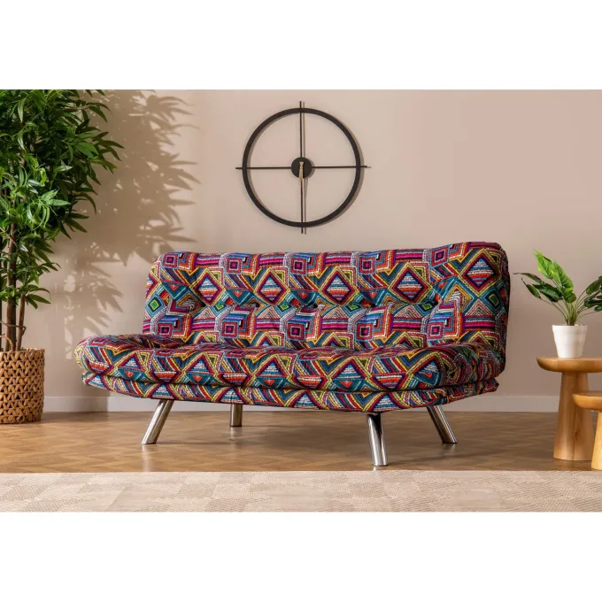 Misa Small Bäddsoffa (22 x 178 x 115 cm) Flerfärgad 3-sitssoffbädd