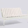 Mjuk Quiltad Dyna Till Palissade För Loungesoffa, Krämvit