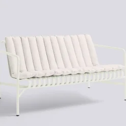 Mjuk Quiltad Dyna Till Palissade För Loungesoffa, Krämvit