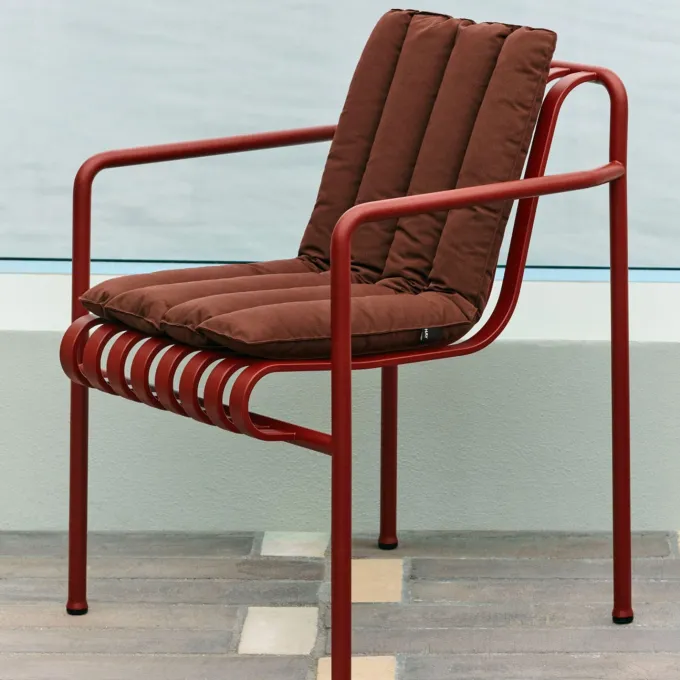 Mjuk Quiltad Dyna Till Palissade För Matbänk, Krämvit