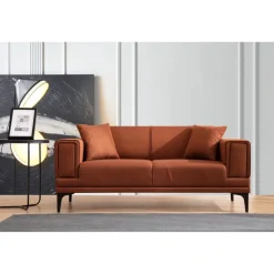 Monaco (170 x 85 x 77 cm) 2-sitssoffa Rio-röd
