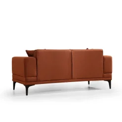 Monaco (170 x 85 x 77 cm) 2-sitssoffa Rio-röd