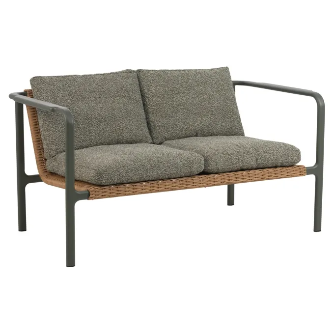 Motty 2-sits Soffa 140x76 cm Nordic Green/Teddy Verde