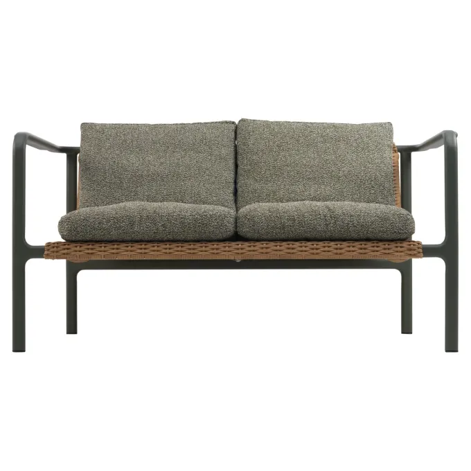 Motty 2-sits Soffa 140x76 cm Nordic Green/Teddy Verde