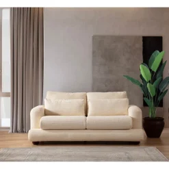 Muscat (200 x 105 x 90 cm) Beige 2-sitssoffa