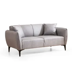 Muskat (160 x 67 x 95 cm) 2-sitssoffa Grå
