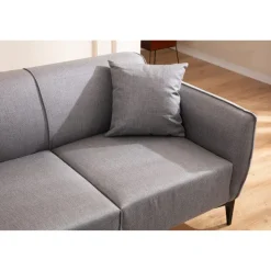 Muskat (160 x 67 x 95 cm) 2-sitssoffa Grå