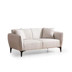 Muskat (160 x 67 x 95 cm) 2-sitssoffa Offwhite