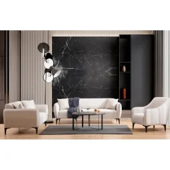 Muskat (160 x 67 x 95 cm) 2-sitssoffa Offwhite
