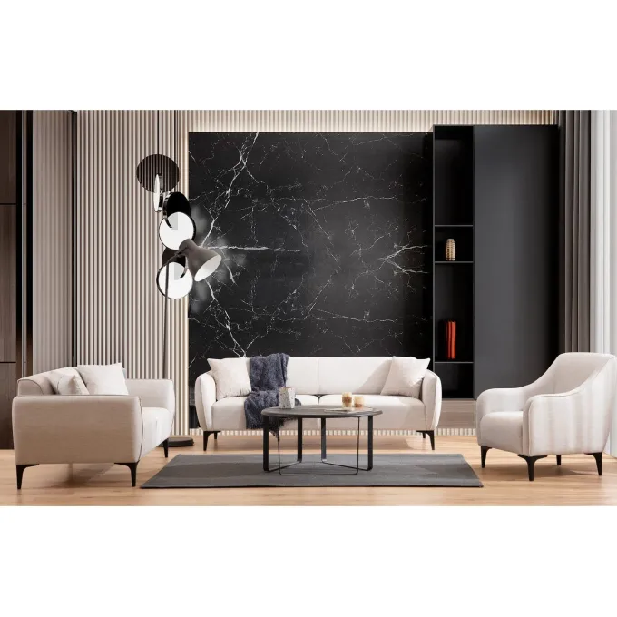 Muskat (160 x 67 x 95 cm) 2-sitssoffa Offwhite