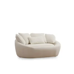 Nairobi (155 x 120 x 67 cm) Creme 2-sitssoffa