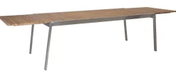 Naos Matbord 220-320 cm Rostfritt / Teak
