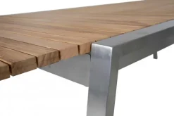 Naos Matbord 220-320 cm Rostfritt / Teak