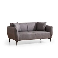 Napoli (160 x 67 x 95 cm) Dark Grey 2-sitssoffa