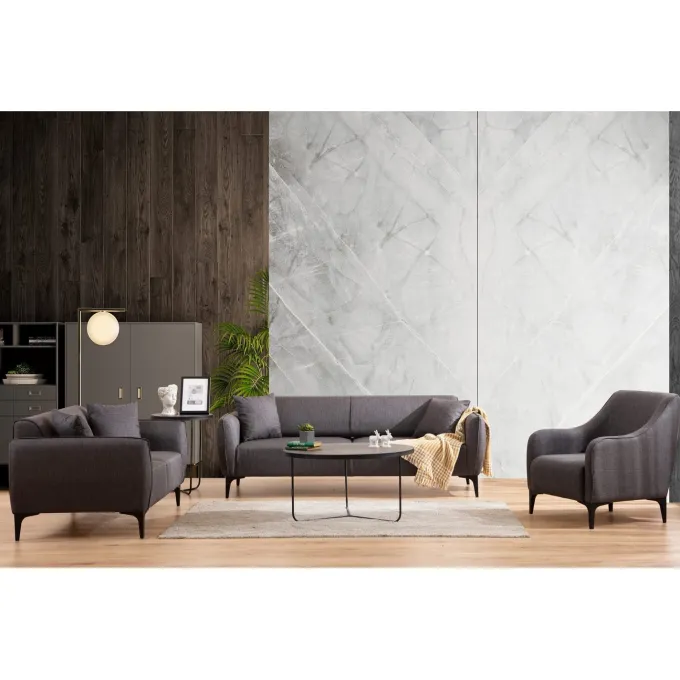 Napoli (160 x 67 x 95 cm) Dark Grey 2-sitssoffa