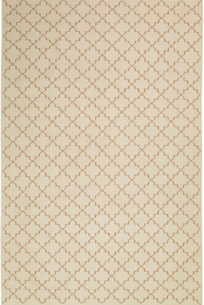 New Geometric Ullmatta Off White/Orange