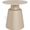 Nimbus Sidobord Keramik Beige 45 cm Runt