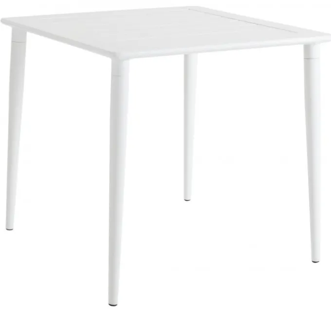 Nimes Bord 78x78 cm Vit