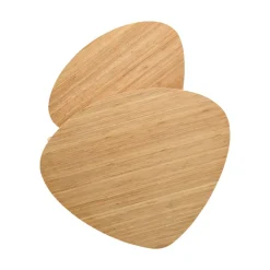 Noble 2-set Stor/Liten Satsbord Bambu