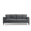 Nordic 3-sits (210 x 90 x 85 cm) Mörkgrå 3-sitssoffbädd