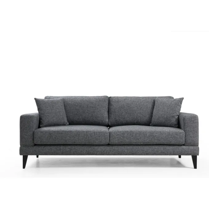Nordic 3-sits (210 x 90 x 85 cm) Mörkgrå 3-sitssoffbädd
