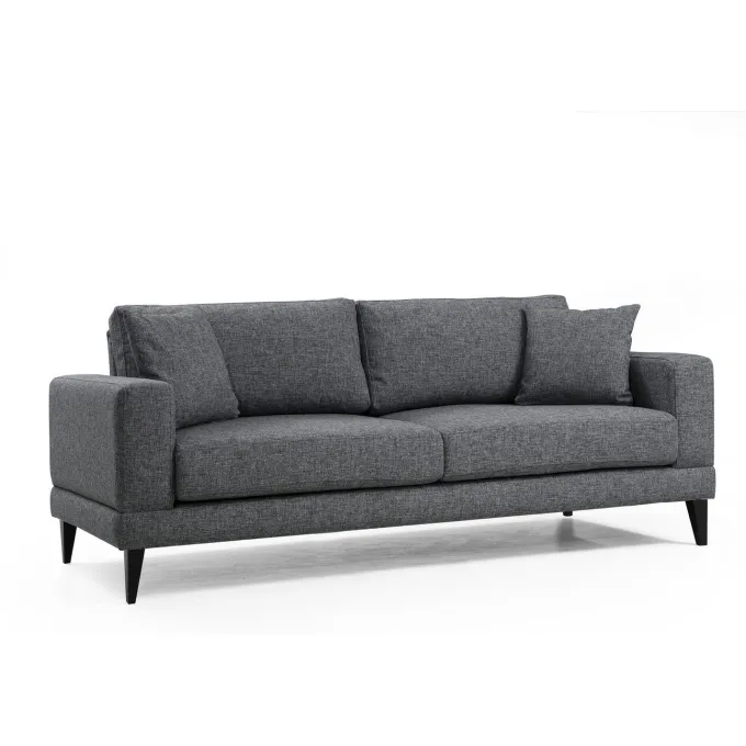 Nordic 3-sits (210 x 90 x 85 cm) Mörkgrå 3-sitssoffbädd