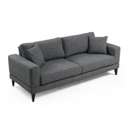 Nordic 3-sits (210 x 90 x 85 cm) Mörkgrå 3-sitssoffbädd