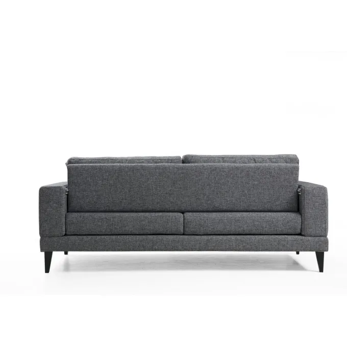 Nordic 3-sits (210 x 90 x 85 cm) Mörkgrå 3-sitssoffbädd