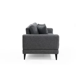 Nordic 3-sits (210 x 90 x 85 cm) Mörkgrå 3-sitssoffbädd