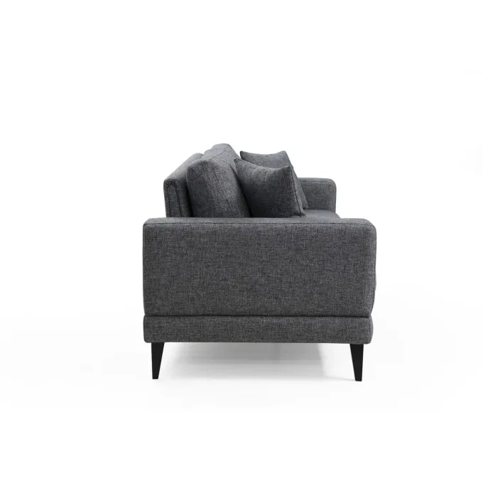Nordic 3-sits (210 x 90 x 85 cm) Mörkgrå 3-sitssoffbädd